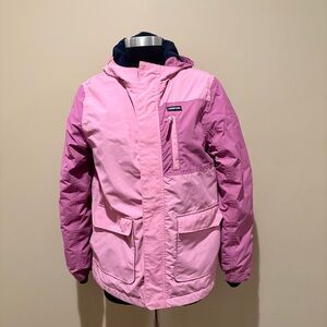 Lands' End squal waterproof Kids Pink Puffer Jacket size XL(14/16)